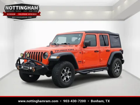 Another view of 2020 Jeep Wrangler Unlimited Rubicon for sale in Bonham, TX at Bonham Chrysler