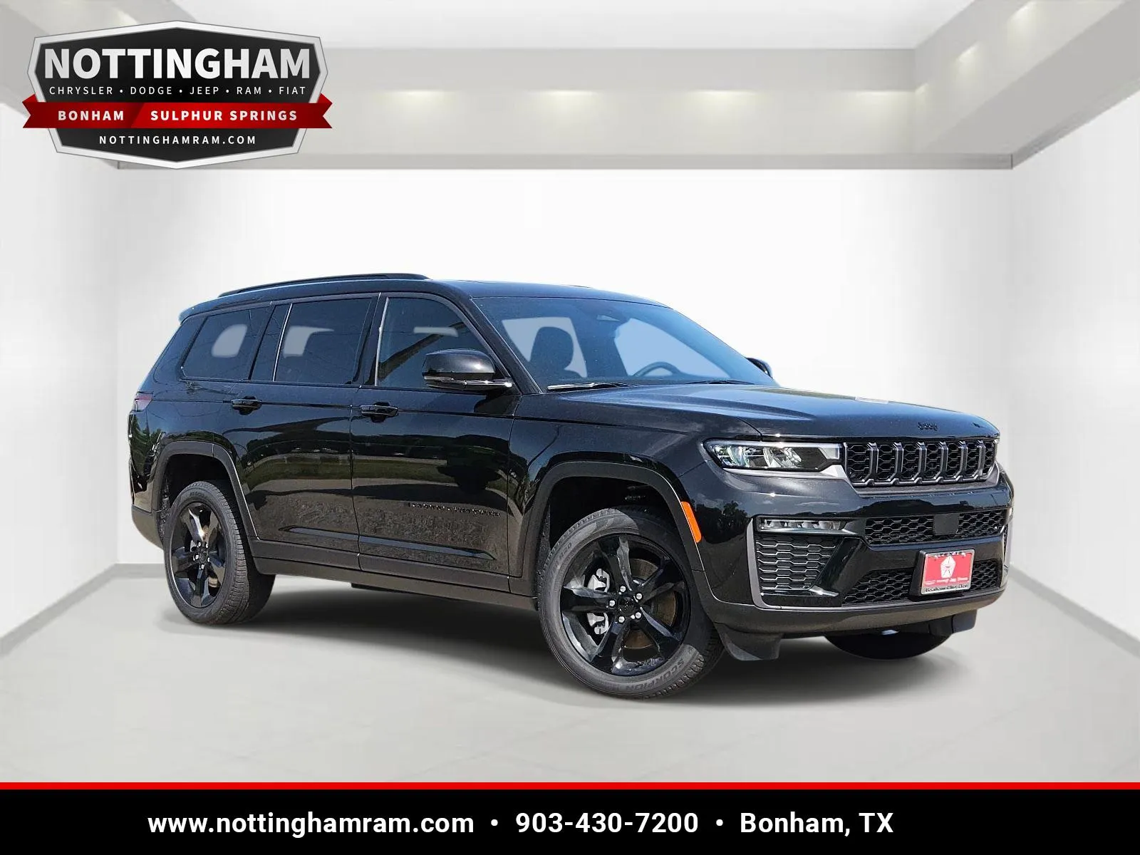 Black 2026 Jeep Grand Cherokee L Limited for sale in Bonham, TX
