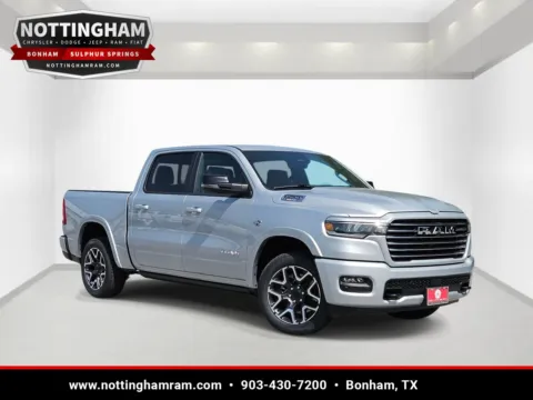 Silver 2026 Ram 1500 Laramie for sale in Bonham, TX