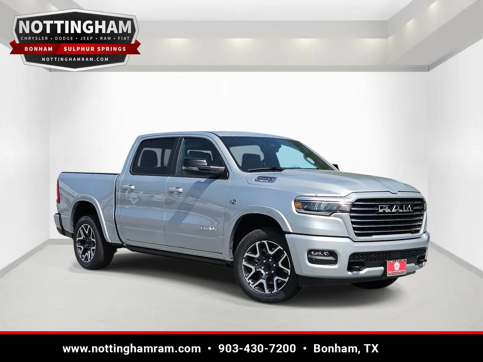 Silver 2026 Ram 1500 Laramie for sale in Bonham, TX