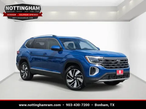 Blue 2025 Volkswagen Atlas 2.0T SEL for sale in Bonham, TX