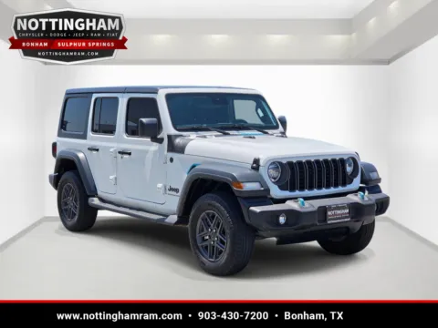 White 2025 Jeep Wrangler Sport S for sale in Bonham, TX