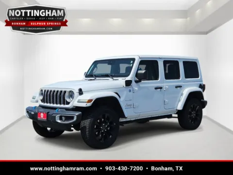 Another view of 2024 Jeep Wrangler 4xe Sahara for sale in Bonham, TX at Bonham Chrysler
