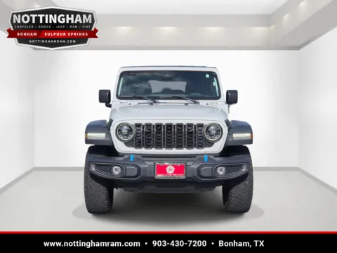 Photos of 2024 Jeep Wrangler 4xe Rubicon for sale in Bonham, TX at Bonham Chrysler
