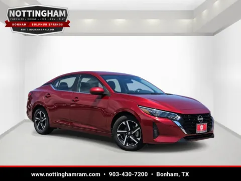 Red 2024 Nissan Sentra SV for sale in Bonham, TX