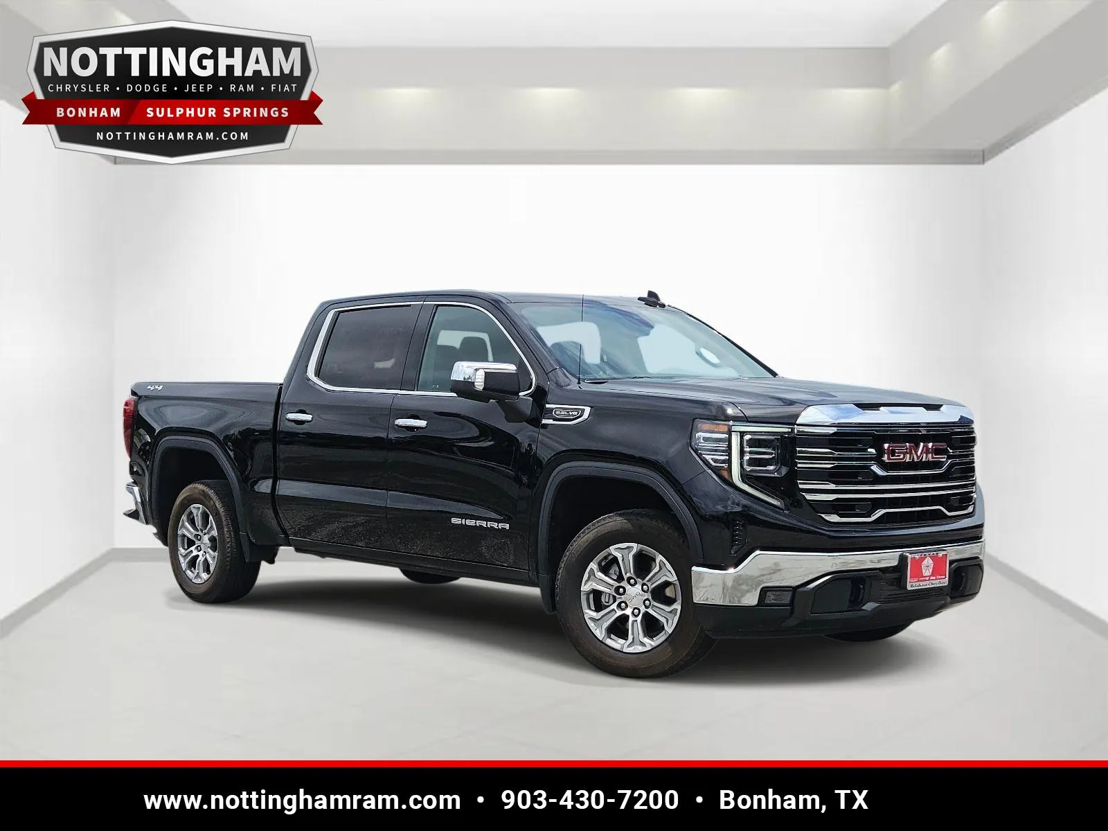 Black 2025 GMC Sierra 1500 SLT for sale in Bonham, TX