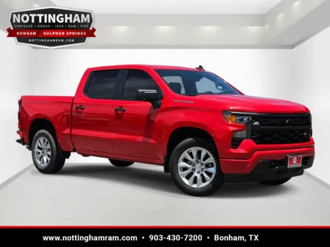 Red 2024 Chevrolet Silverado 1500 Custom for sale in Bonham, TX