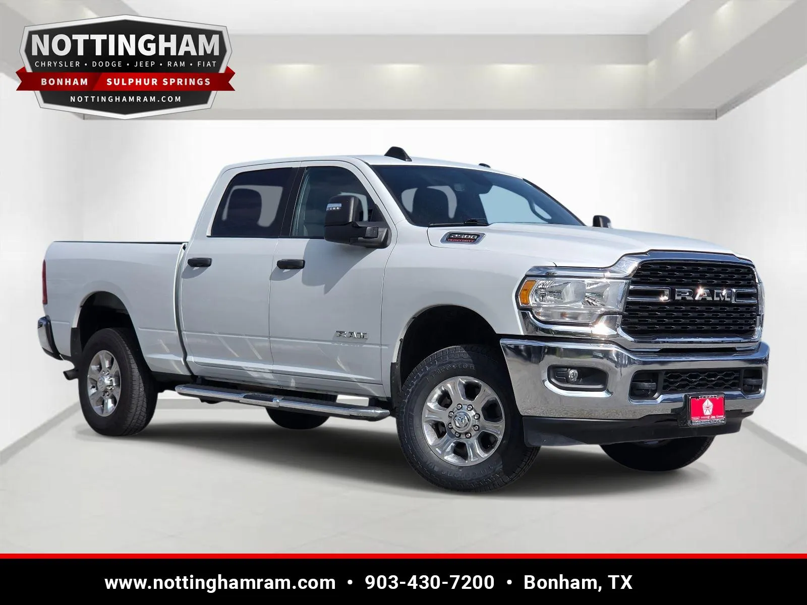 White 2024 Ram 2500 Big Horn for sale in Bonham, TX