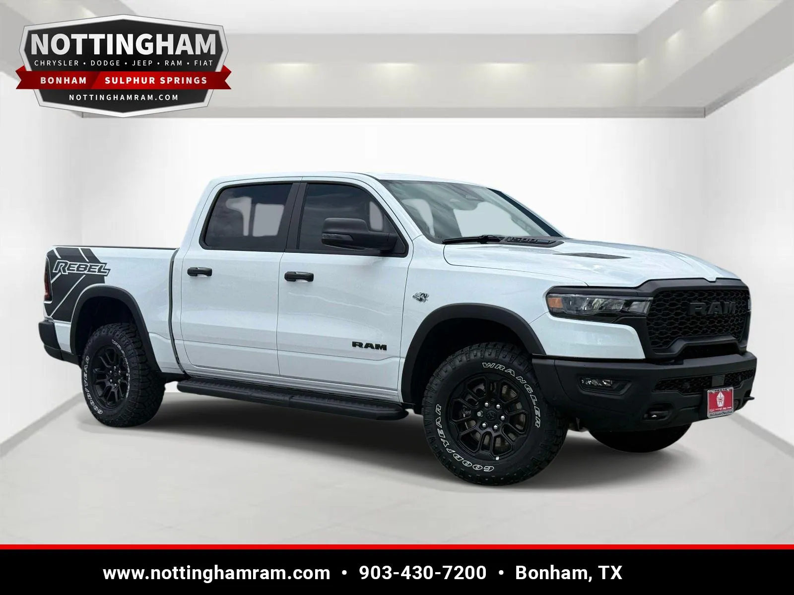 White 2026 Ram 1500 Rebel for sale in Bonham, TX