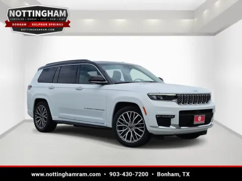 White 2025 Jeep Grand Cherokee L Summit Reserve for sale in Bonham, TX