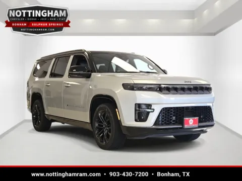 Silver 2026 Jeep Grand Wagoneer L Summit Obsidian for sale in Bonham, TX