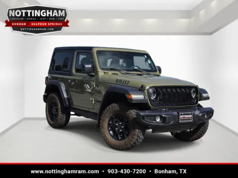 Green 2025 Jeep Wrangler Willys for sale in Bonham, TX