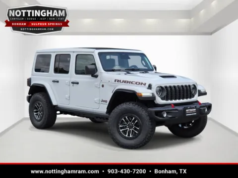 White 2026 Jeep Wrangler Rubicon X for sale in Bonham, TX