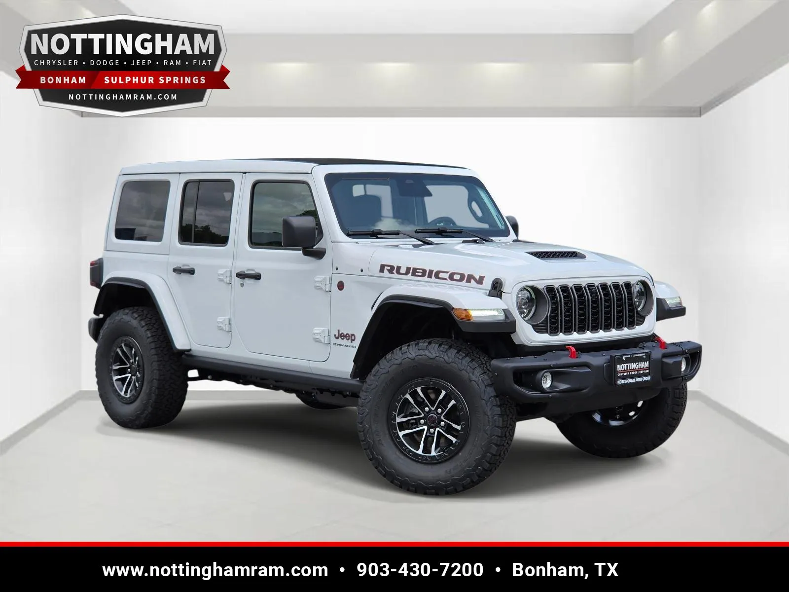 White 2026 Jeep Wrangler Rubicon X for sale in Bonham, TX