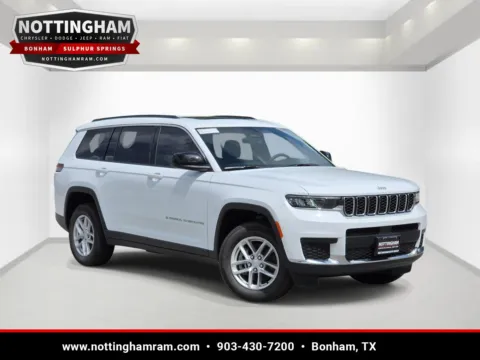White 2026 Jeep Grand Cherokee L Laredo X for sale in Bonham, TX