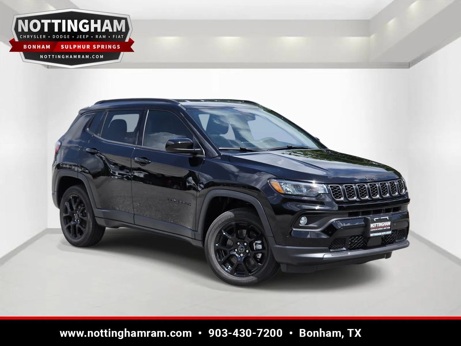 Black 2026 Jeep Compass Latitude Altitude for sale in Bonham, TX