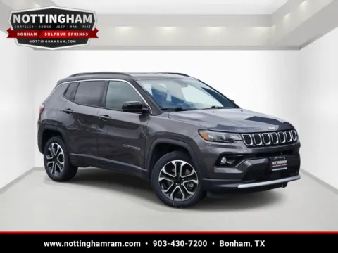 Gray 2023 Jeep Compass Limited for sale in Bonham, TX