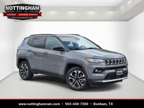 Gray 2024 Jeep Compass Limited for sale in Bonham, TX