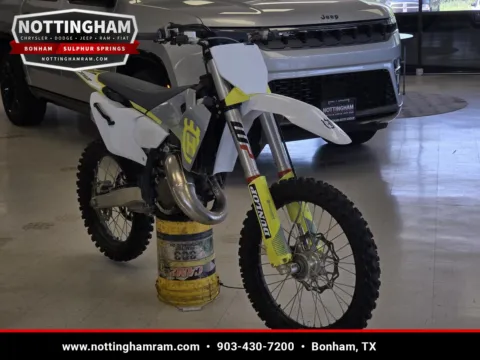 White 2024 HUSQVARNA TC 125 DIRT BIKE for sale in Bonham, TX