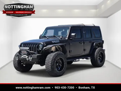 Another view of 2020 Jeep Wrangler Unlimited Willys for sale in Bonham, TX at Bonham Chrysler