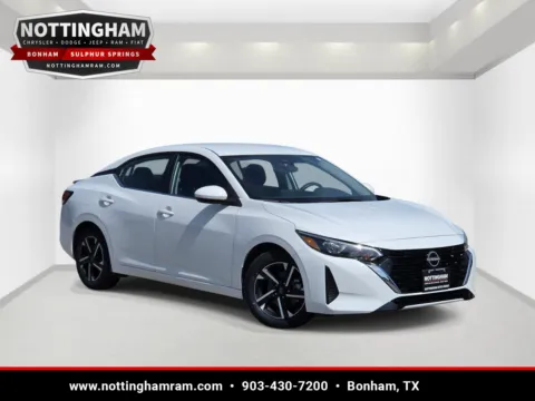 White 2025 Nissan Sentra SV for sale in Bonham, TX
