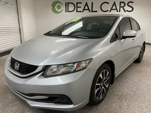 Silver 2015 Honda Civic Sedan EX for sale in Mesa, AZ