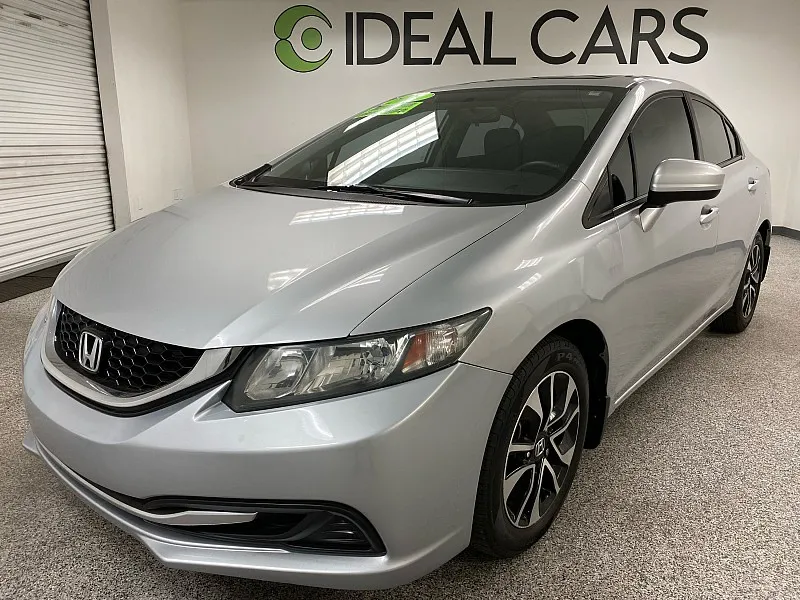 Silver 2015 Honda Civic Sedan EX for sale in Mesa, AZ