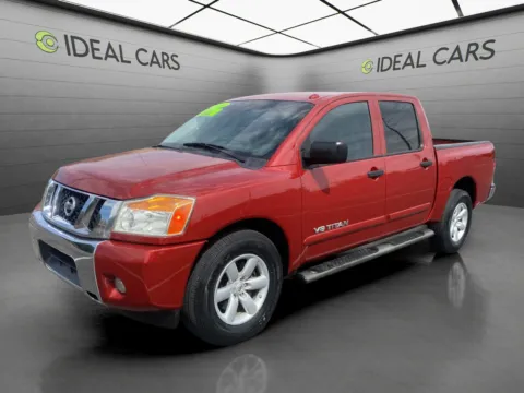 Red 2014 Nissan Titan SV for sale in Mesa, AZ