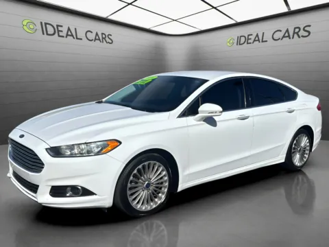 White 2016 Ford Fusion Titanium for sale in Mesa, AZ