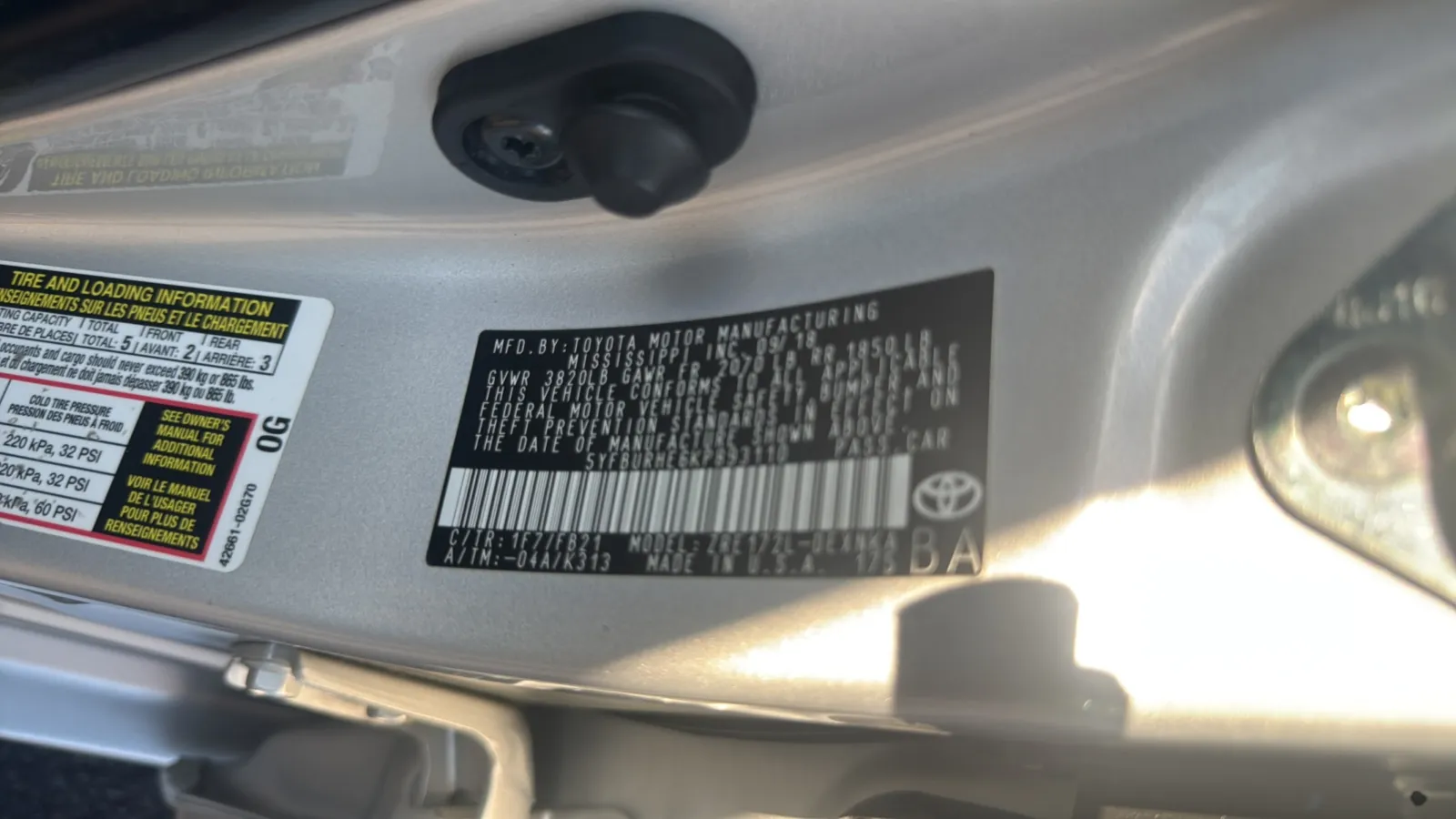 2019 Toyota Corolla LE AT's photo