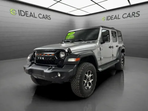 Silver 2018 Jeep Wrangler Unlimited Sport for sale in Mesa, AZ