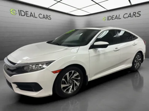 White 2016 Honda Civic EX for sale in Mesa, AZ