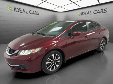Red 2015 Honda Civic EX for sale in Mesa, AZ