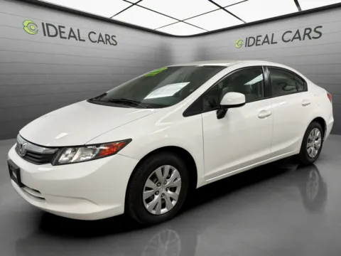 White 2012 Honda Civic LX for sale in Mesa, AZ
