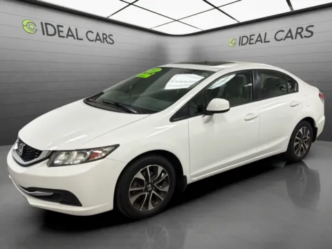 White 2013 Honda Civic EX for sale in Mesa, AZ