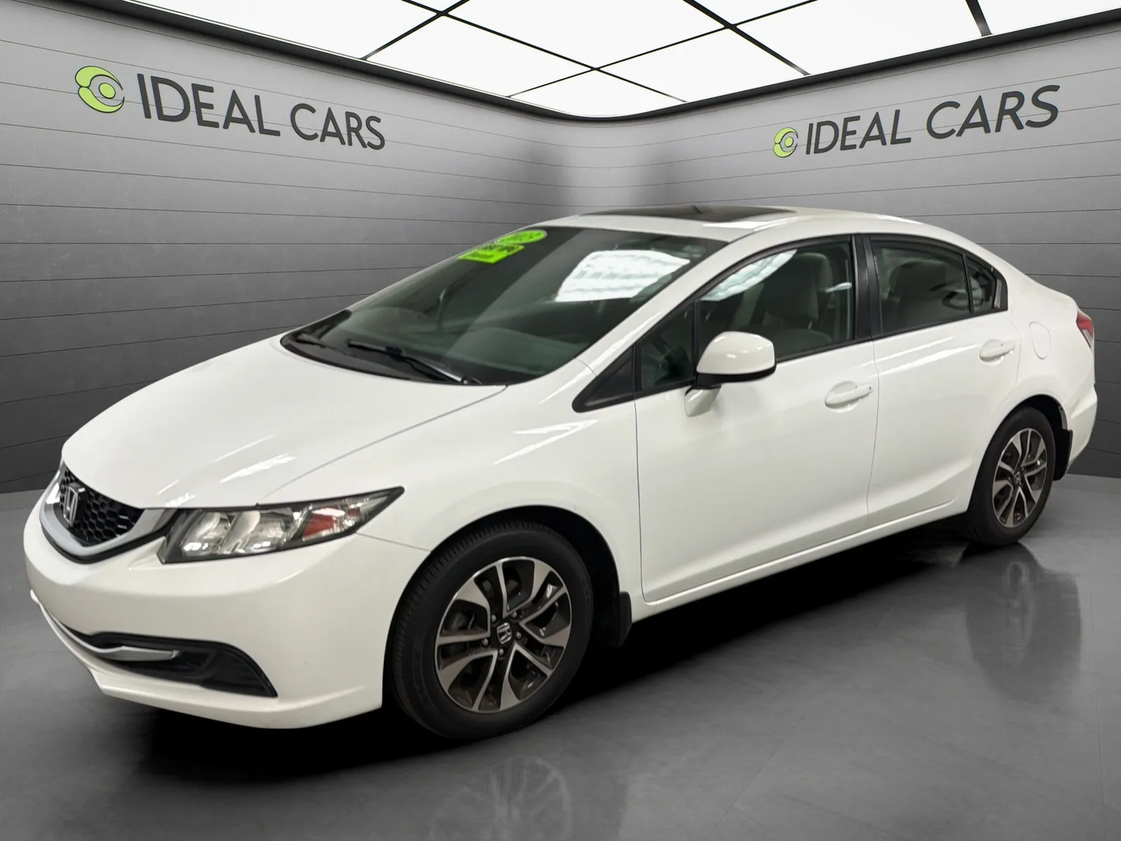 White 2013 Honda Civic EX for sale in Mesa, AZ