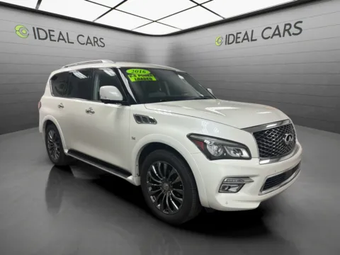 Another view of 2016 INFINITI QX80 for sale in Mesa, AZ at Ideal Cars - Main Street