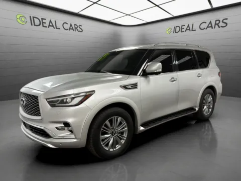 Silver 2021 INFINITI QX80 Luxe for sale in Mesa, AZ