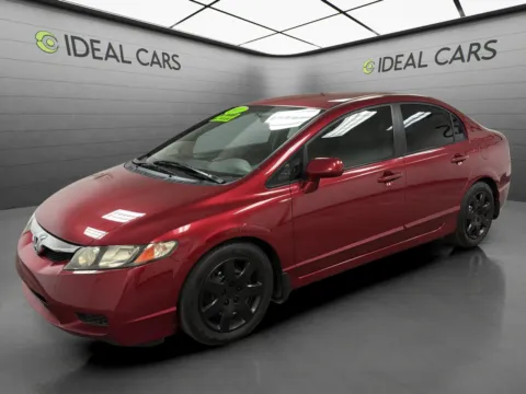 Red 2011 Honda Civic LX for sale in Mesa, AZ