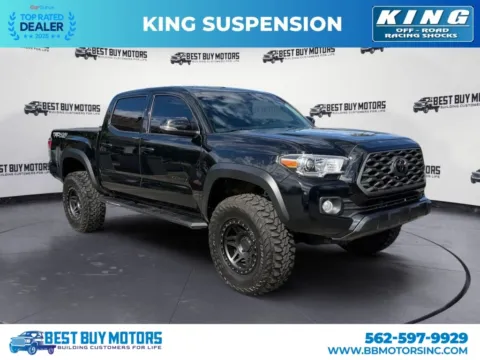Black 2020 Toyota Tacoma Double Cab TRD Off-Road Pickup 4D 5 ft for sale in Signal Hill, CA