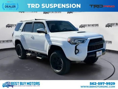 White 2016 Toyota 4Runner TRD Pro Sport Utility 4D for sale in Signal Hill, CA
