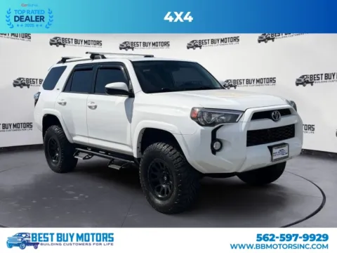 White 2019 Toyota 4Runner SR5 Sport Utility 4D for sale in Signal Hill, CA