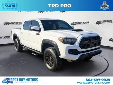White 2019 Toyota Tacoma Double Cab TRD Pro Pickup 4D 5 ft for sale in Signal Hill, CA