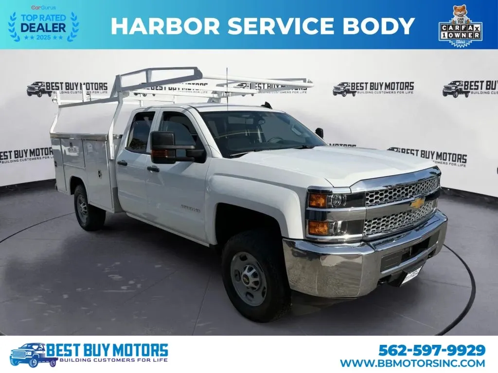 2019 Chevrolet Silverado 2500 HD Double Cab Work Truck Pickup 4D 8 ft for sale in Signal Hill, CA