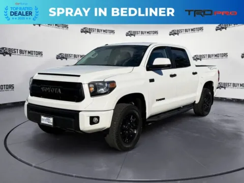 Another view of 2015 Toyota Tundra CrewMax TRD Pro Pickup 4D 5 1/2 ft for sale in Signal Hill, CA at Best Buy Motors