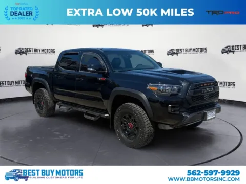 Black 2019 Toyota Tacoma Double Cab TRD Pro Pickup 4D 5 ft for sale in Signal Hill, CA