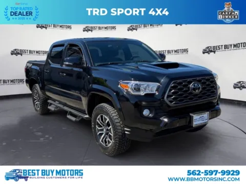 Black 2022 Toyota Tacoma Double Cab TRD Sport Pickup 4D 5 ft for sale in Signal Hill, CA