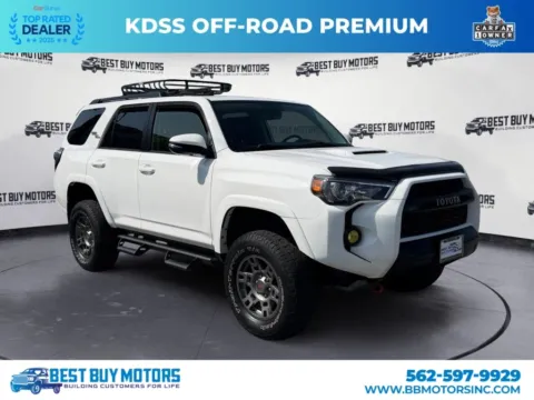 White 2019 Toyota 4Runner TRD Off-Road Premium Sport Utility 4D for sale in Signal Hill, CA