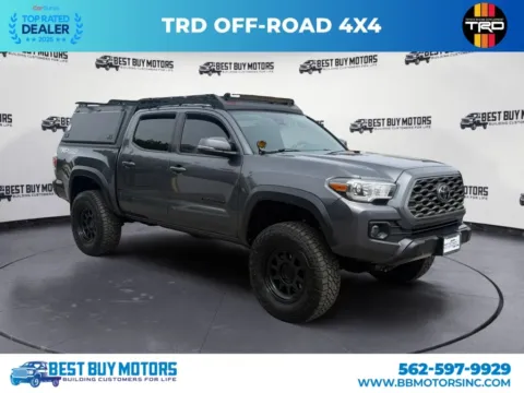 Gray 2021 Toyota Tacoma Double Cab TRD Off-Road Pickup 4D 5 ft for sale in Signal Hill, CA