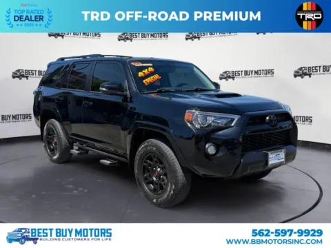 Black 2019 Toyota 4Runner TRD Off-Road Premium Sport Utility 4D for sale in Signal Hill, CA